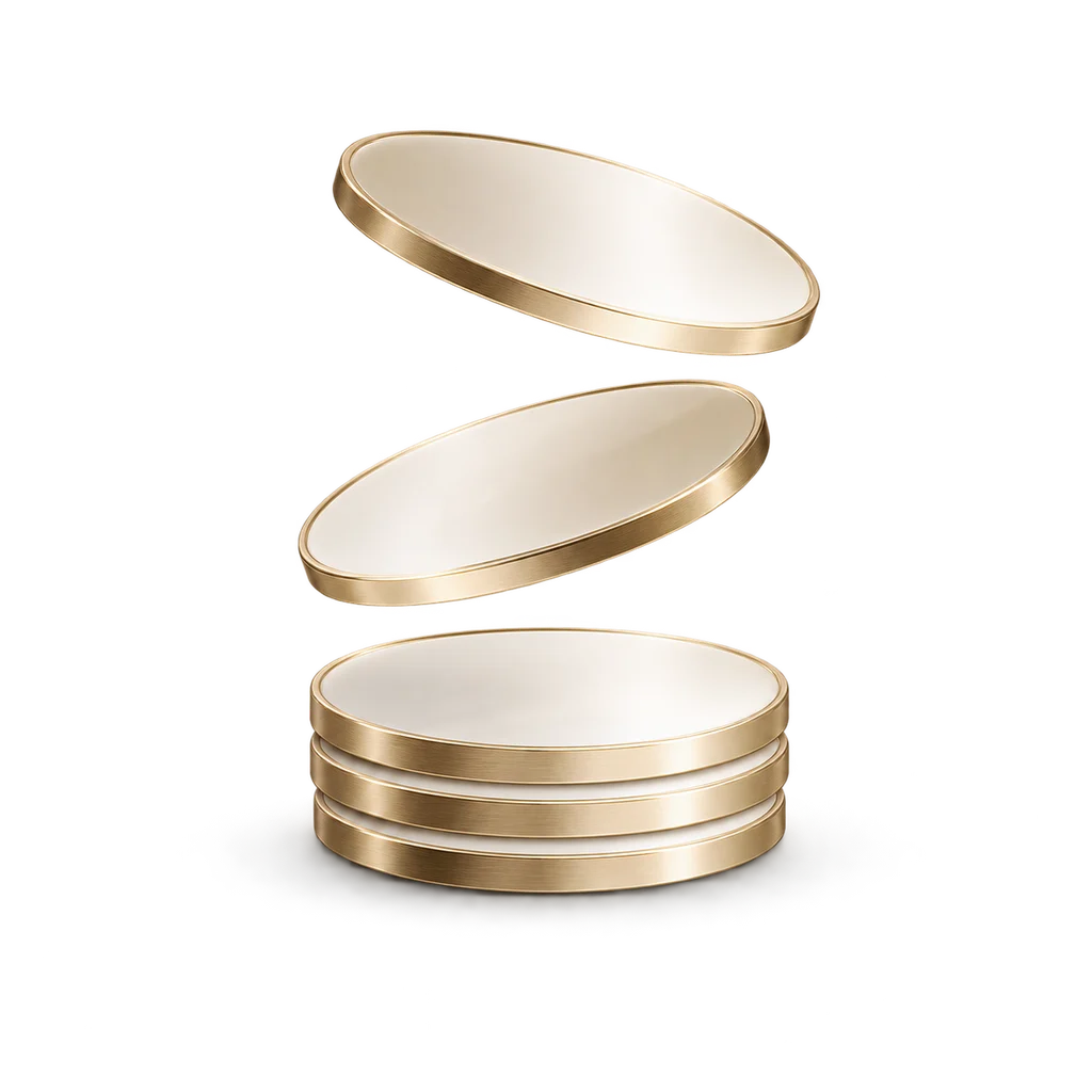 Coins representing RSU tax management on Rovia